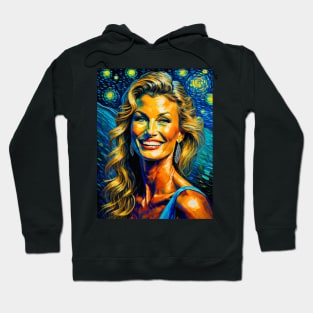 Faith Hill in starry night Hoodie